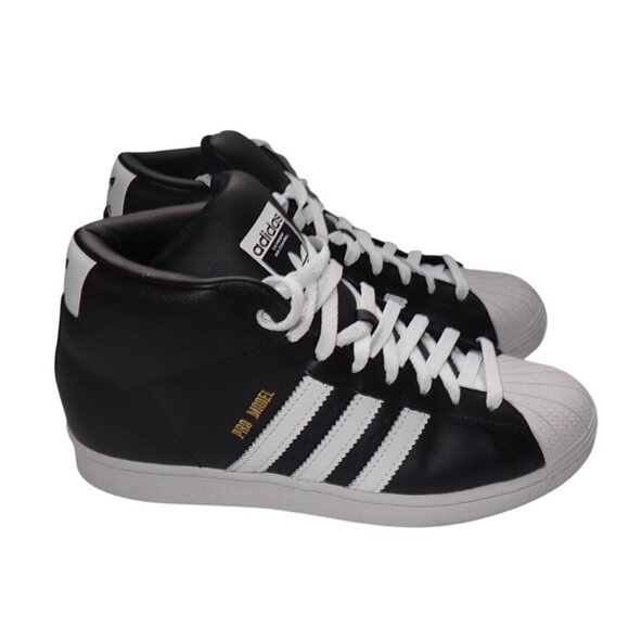 Adidas Originals PRO MODEL Mid Trainers Men's 7 Sneakers Comfort Casual Shoes - Picture 6 of 9